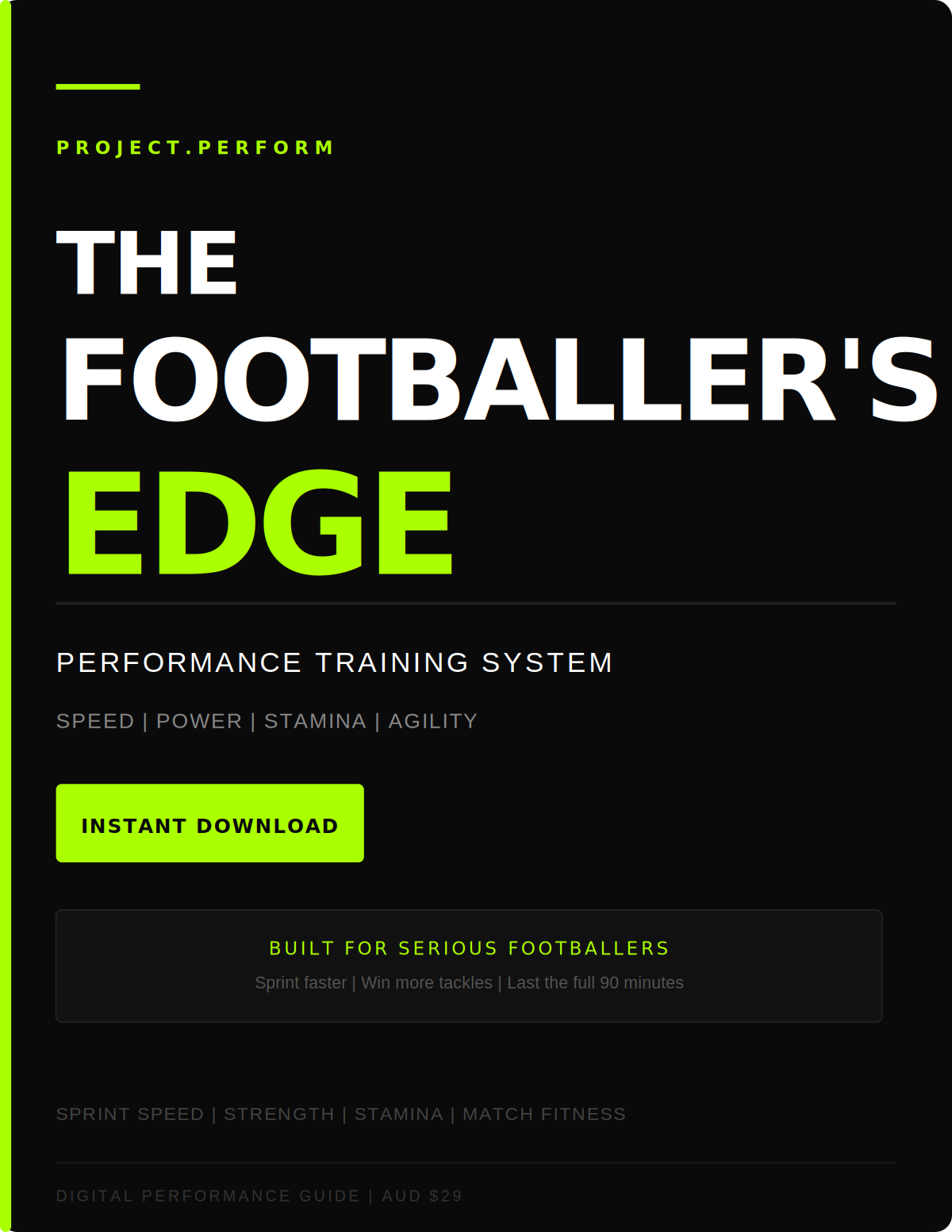 The Footballer&