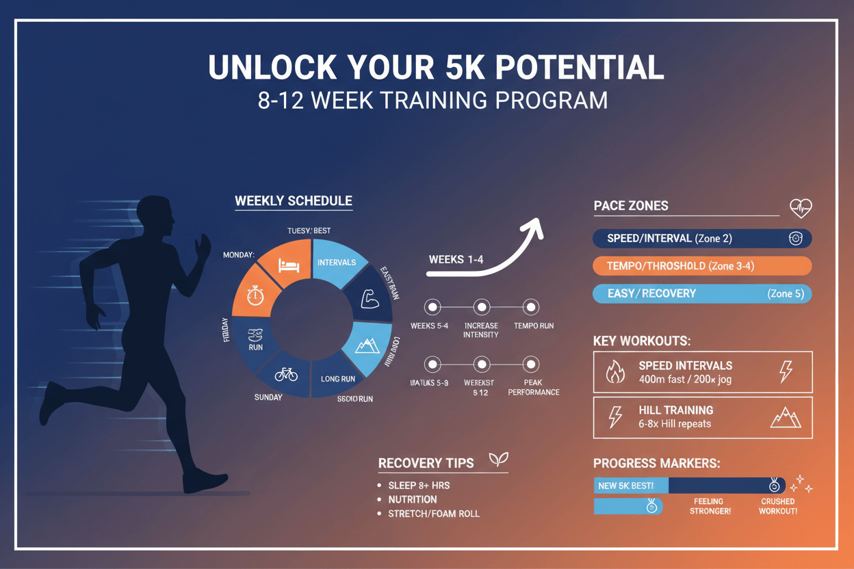 Road to Sub 20 All-in-One Running Guide 5K improvement